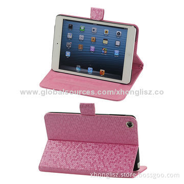 High quality PU leather case for iPad mini